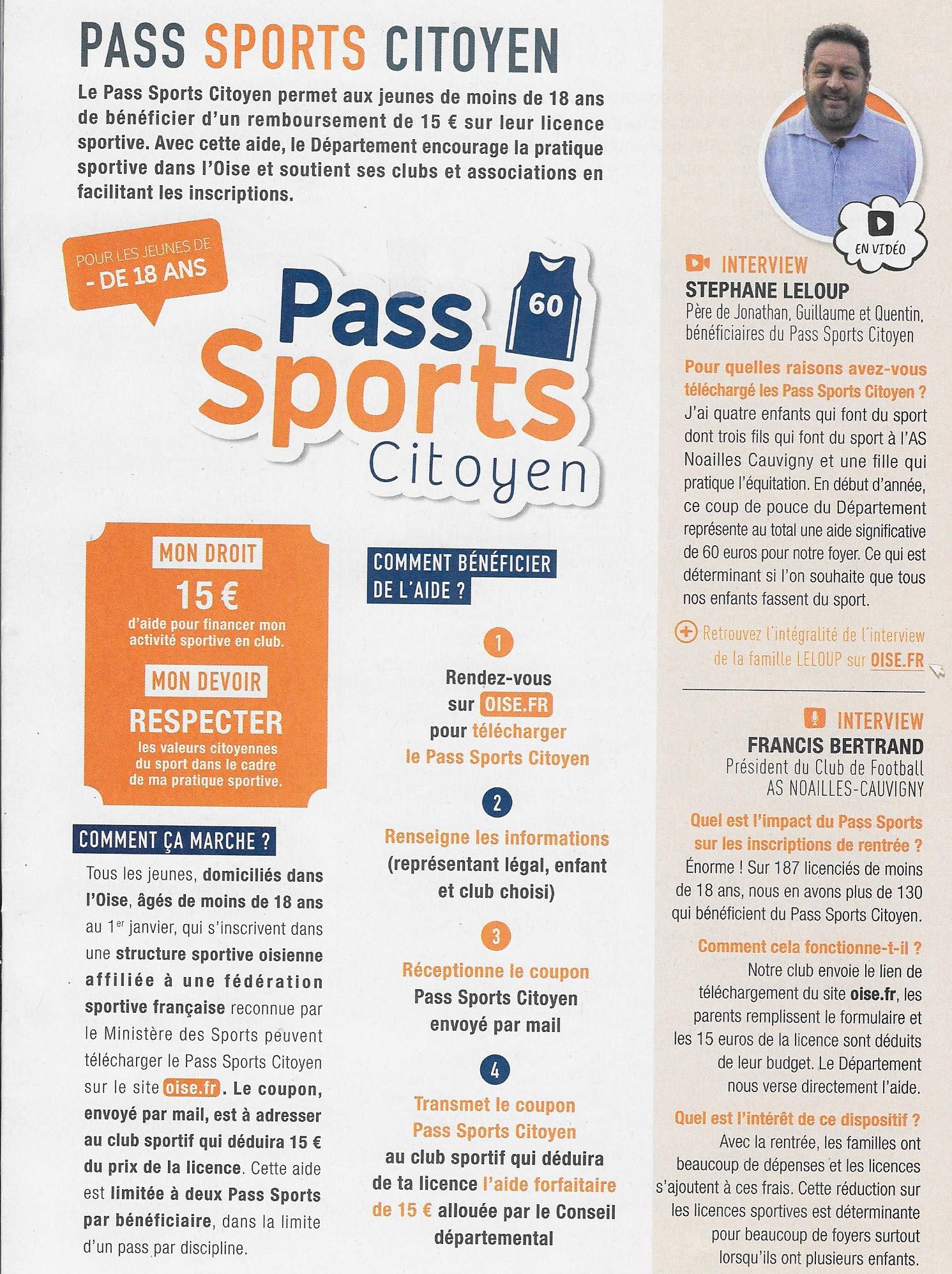 Pass Sport Citoyen